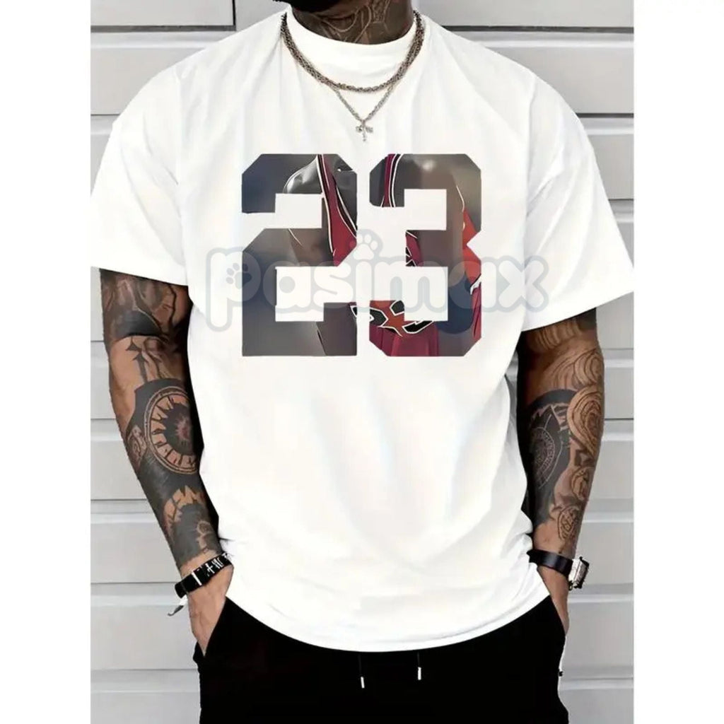 Pasimax Men's '23' Graphic Printed T-Shirt — main product shot