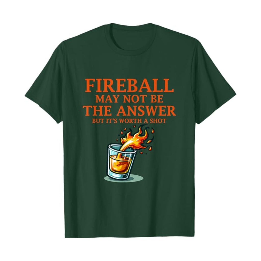 Pasimax Men's "Fireball & Whiskey" Graphic Tee — main product shot