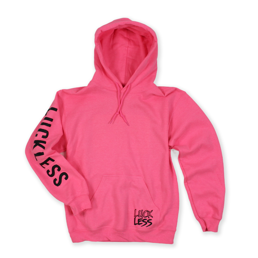 Luckless Outfitters Some Go Down Better Hoodie — detail close-up