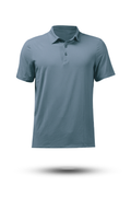 Varlo Men's Terra Recovery Polo (Ash Gray) — main product shot