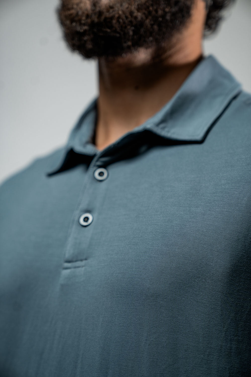 Varlo Varlo Men's Terra Recovery Polo (Ash Gray) — feature highlight