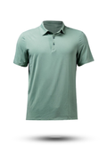 Varlo Men's Terra Recovery Polo (Low Light Olive) — main product shot