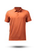Varlo Men's Terra Recovery Polo (Sunfire Clay) — main product shot