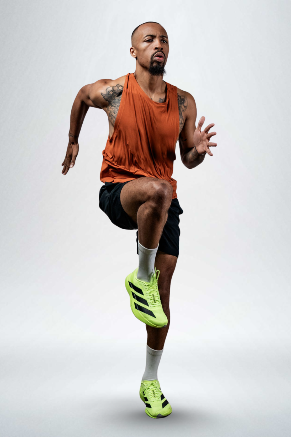 Varlo Varlo Men's Terra Recovery Tank (Sunfire Clay) — comparison shot