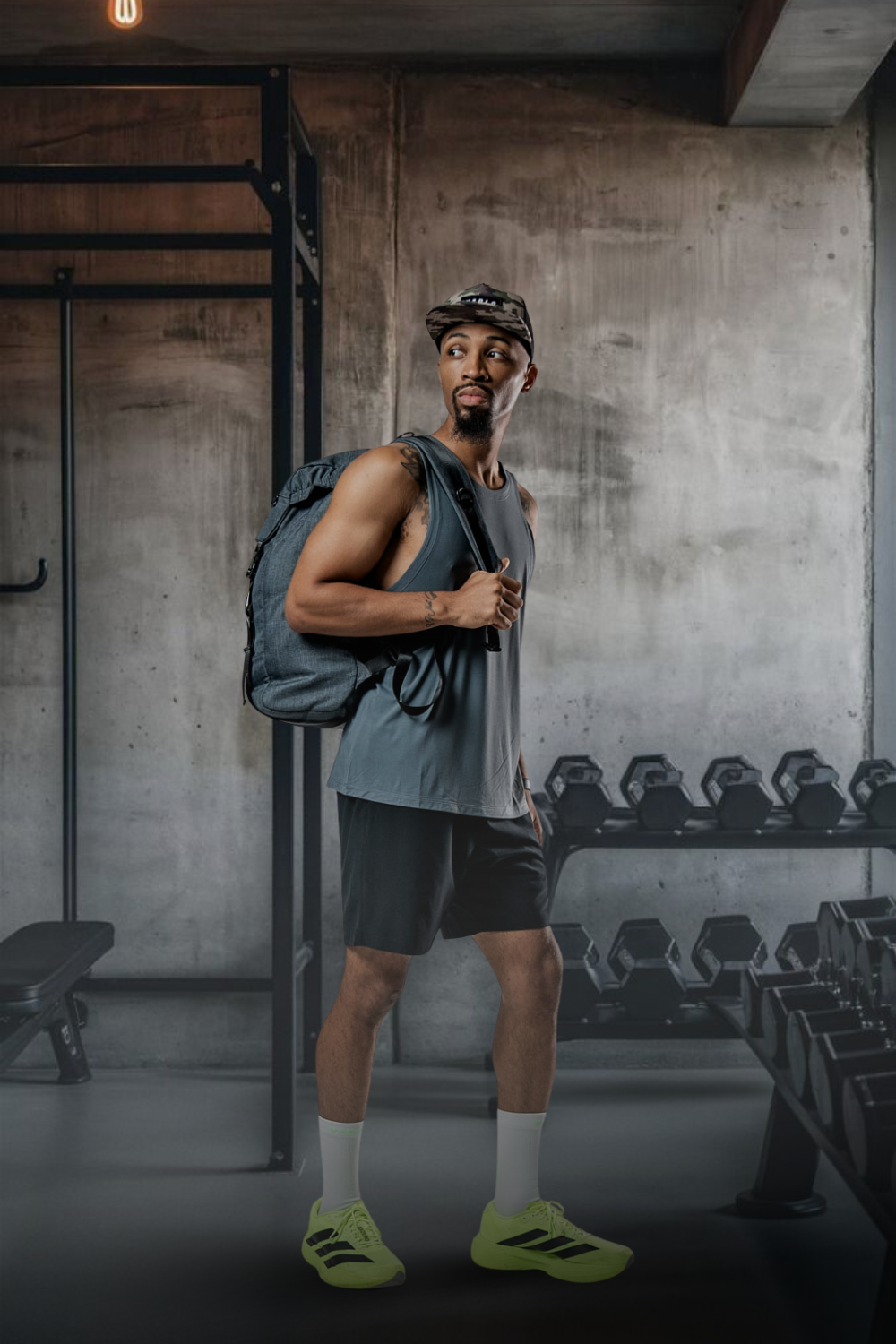 Varlo Varlo Men's Terra Recovery Tank (Ash Gray) — comparison shot
