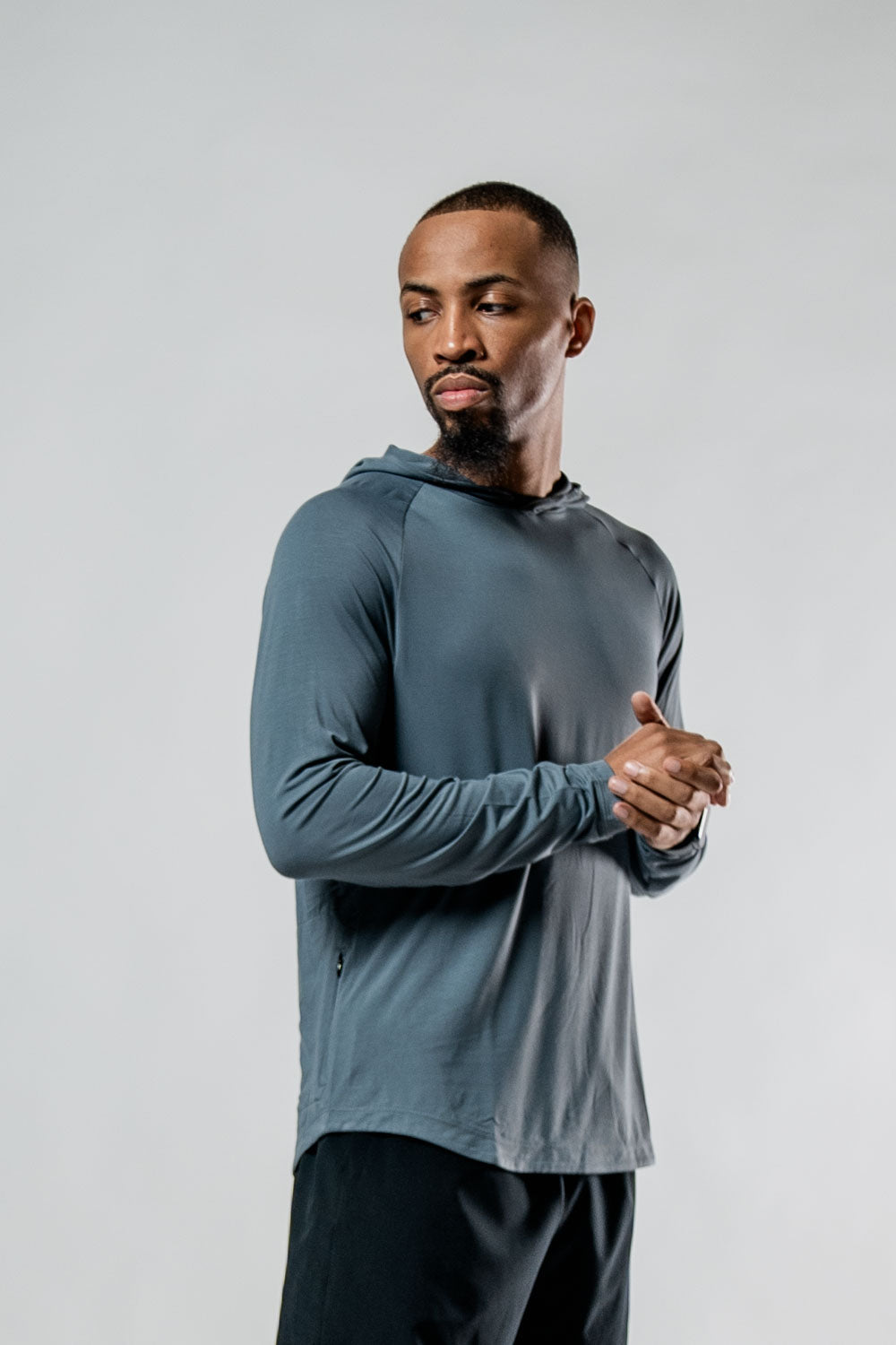 Varlo Men's Terra Recovery Element Hoodie Shirt (Ash Gray) — packaging