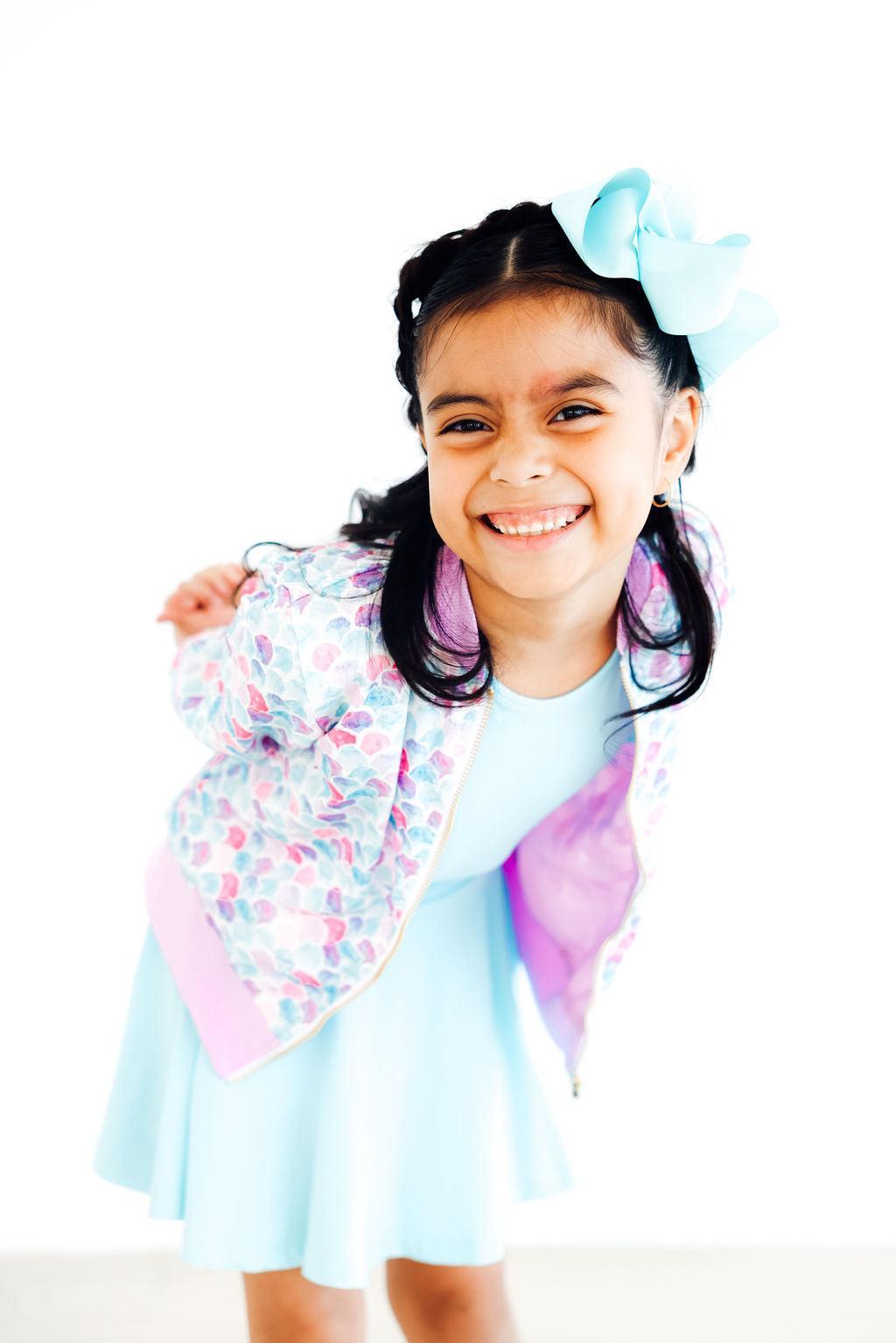 Mermaid Scales Satin Jacket