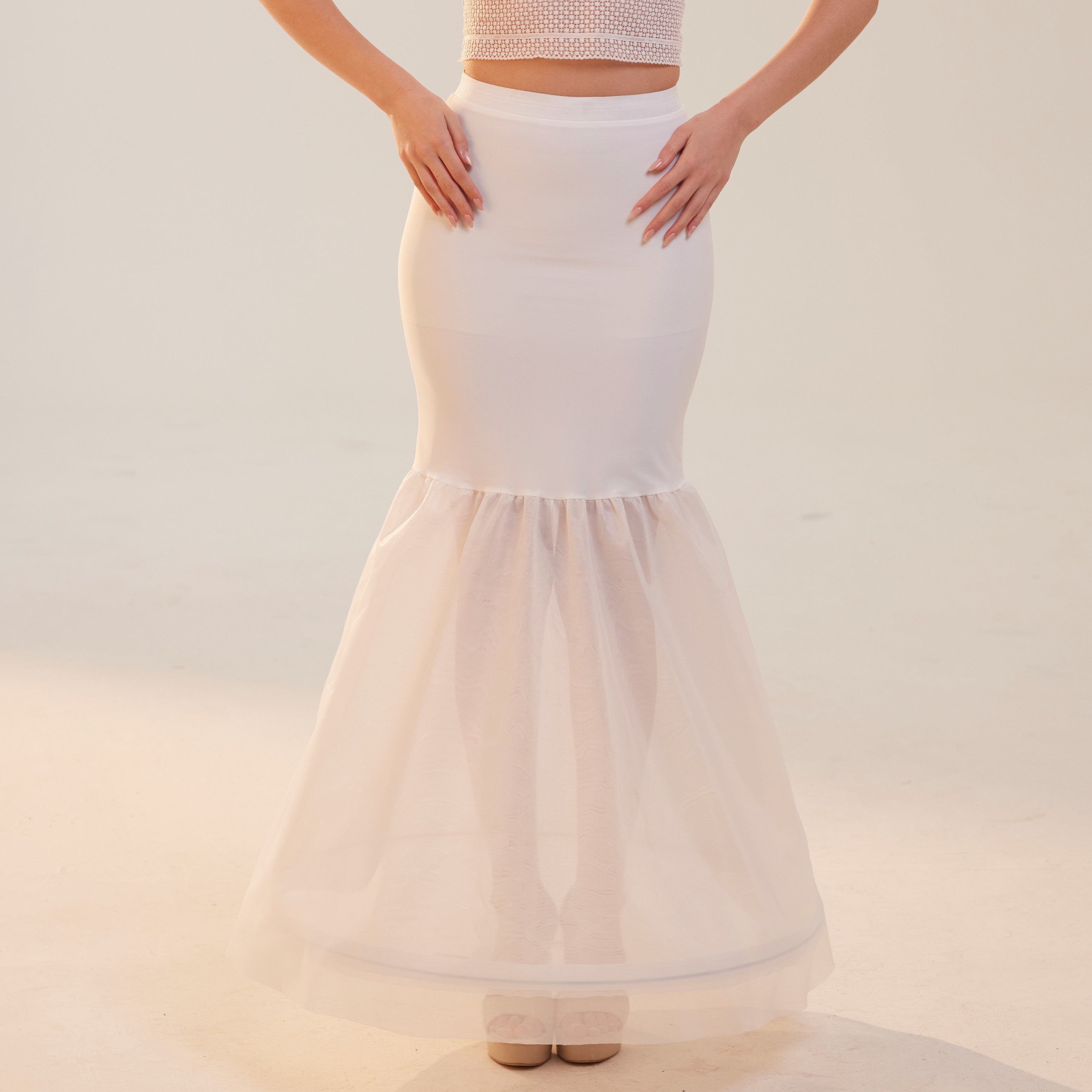 Mermaid Petticoat with Corsage Skirt ,Wedding Dress Underskirt for Enhanced Shape – Bridal Port, view 10