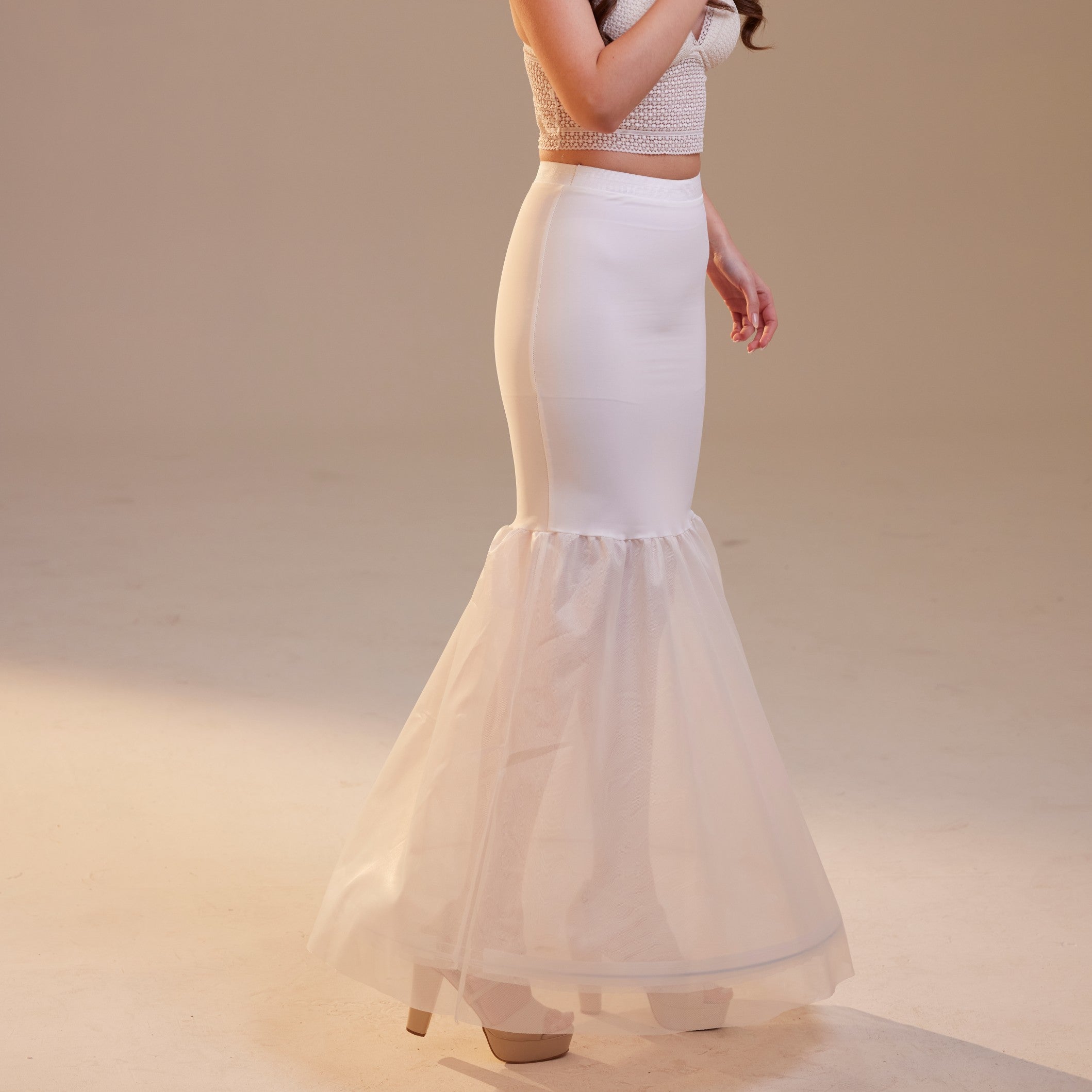 Mermaid Petticoat with Corsage Skirt ,Wedding Dress Underskirt for Enhanced Shape – Bridal Port, view 5