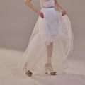 Mermaid Petticoat with Corsage and Hard Net Tulle Underskirt ,Wedding Crinoline with Petticoat Netting Fabric – Bridal Port