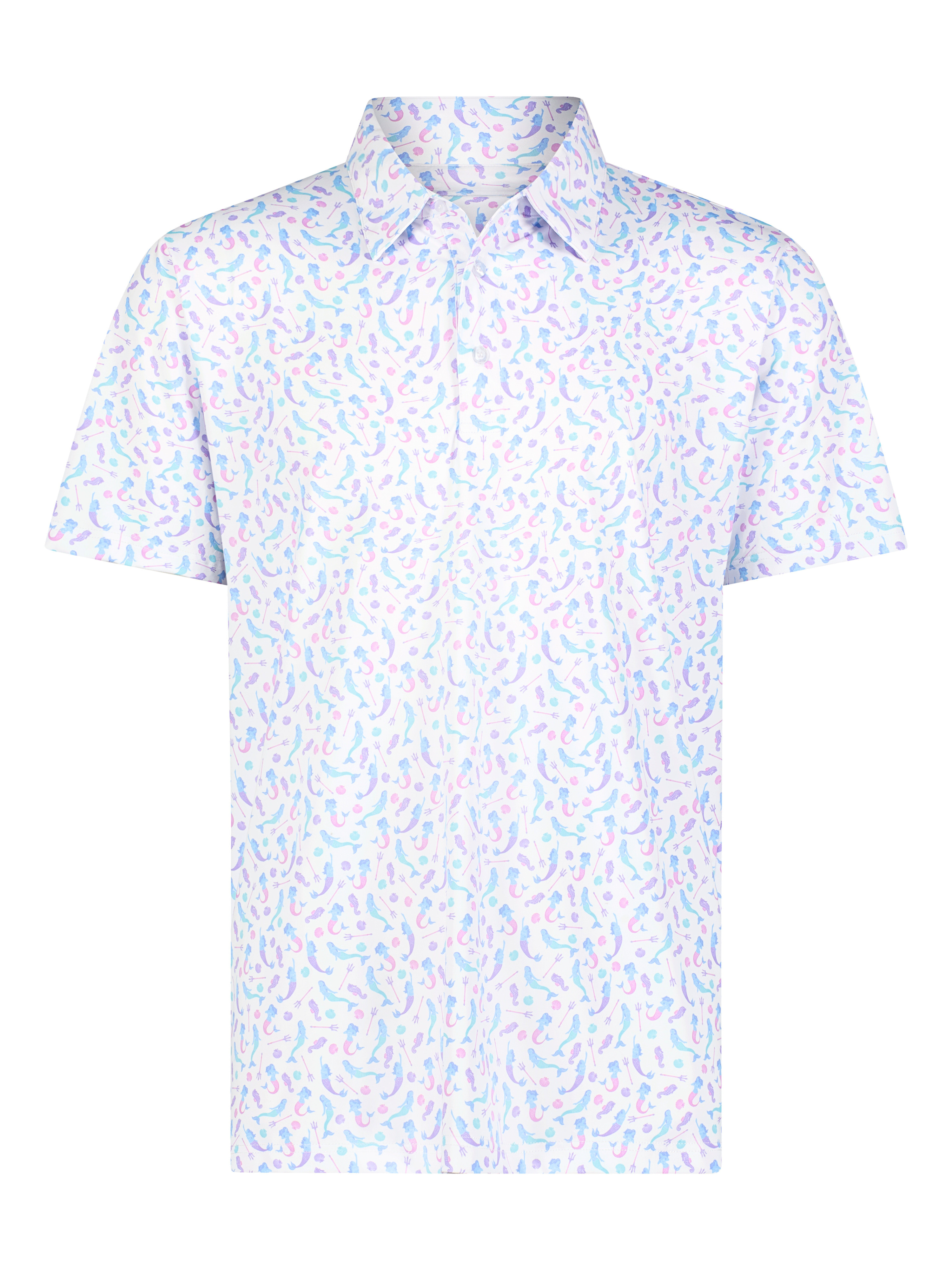 White Water Life Mermaid Polo — main product shot
