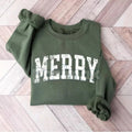 Pasimax Merry Sweatshirt – Simple Holiday Crewneck Sweater — main product shot