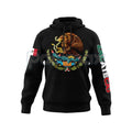 Pasimax Mexico States Design Black Hoodie — main product shot