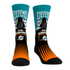 Rock 'Em Socks Miami Dolphins - Star Wars  - Defend The Empire