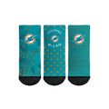 Rock 'Em Socks Rock 'Em Socks Miami Dolphins - Number 1 Fan 3-Pack (Toddler) — main product shot