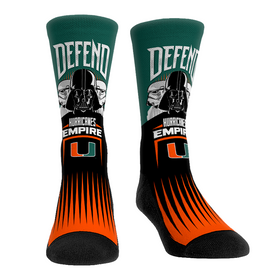 Rock 'Em Socks Miami Hurricanes - Star Wars  - Defend The Empire