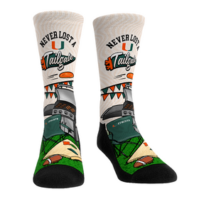 Rock 'Em Socks Miami Hurricanes - Never Lost a Tailgate