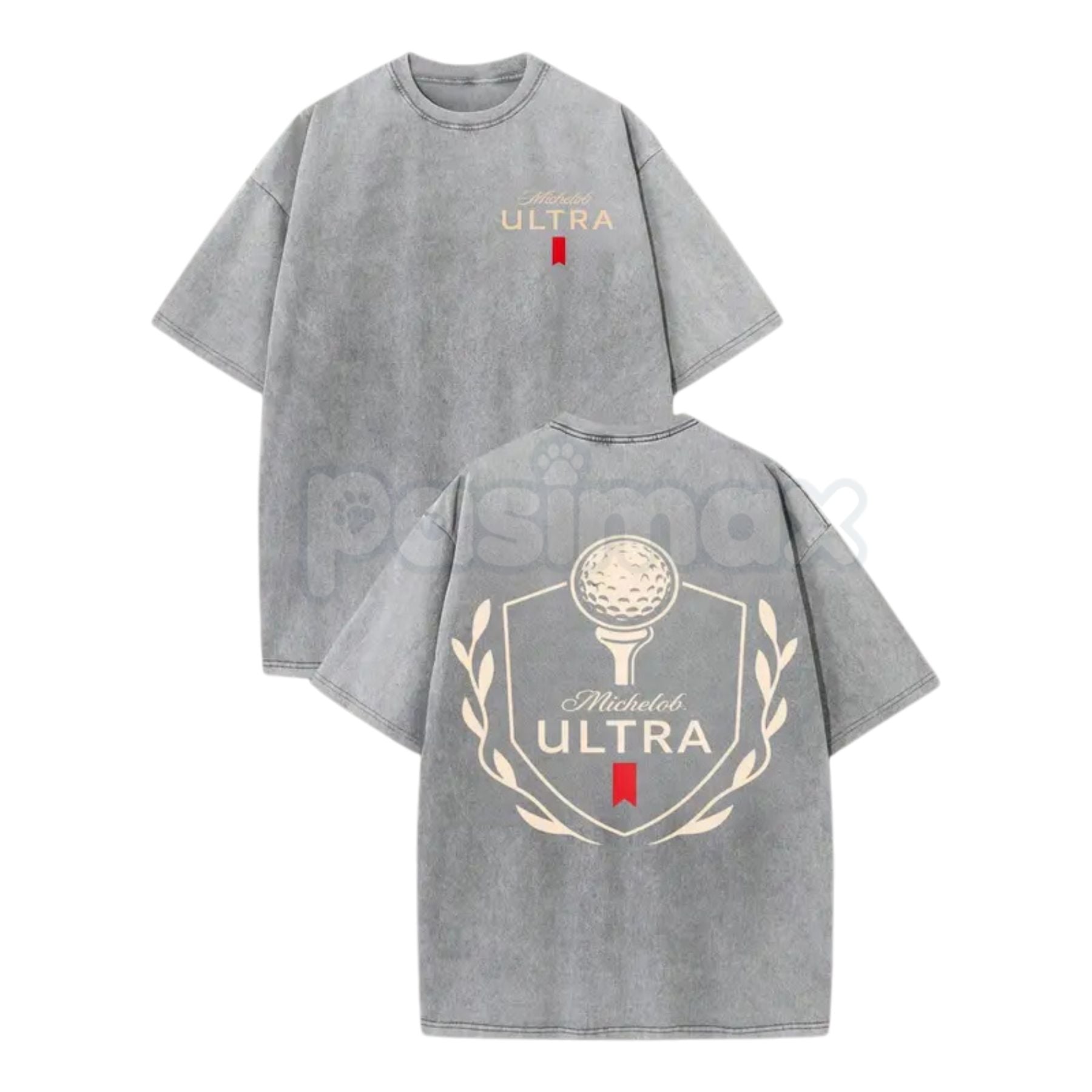 Michelob Ultra Golf Ball T-Shirt – Vintage Distressed Graphic Tee, Lightweight 19th Hole Cotton Streetwear Top