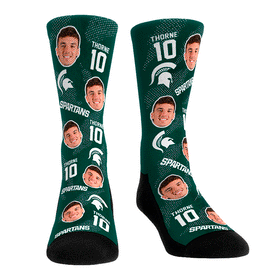 Rock 'Em Socks Michigan State Spartans - Football Guy