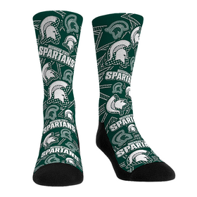 Rock 'Em Socks Michigan State Spartans - Microdot All-Over