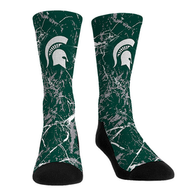 Rock 'Em Socks Michigan State Spartans - Cracked Marble