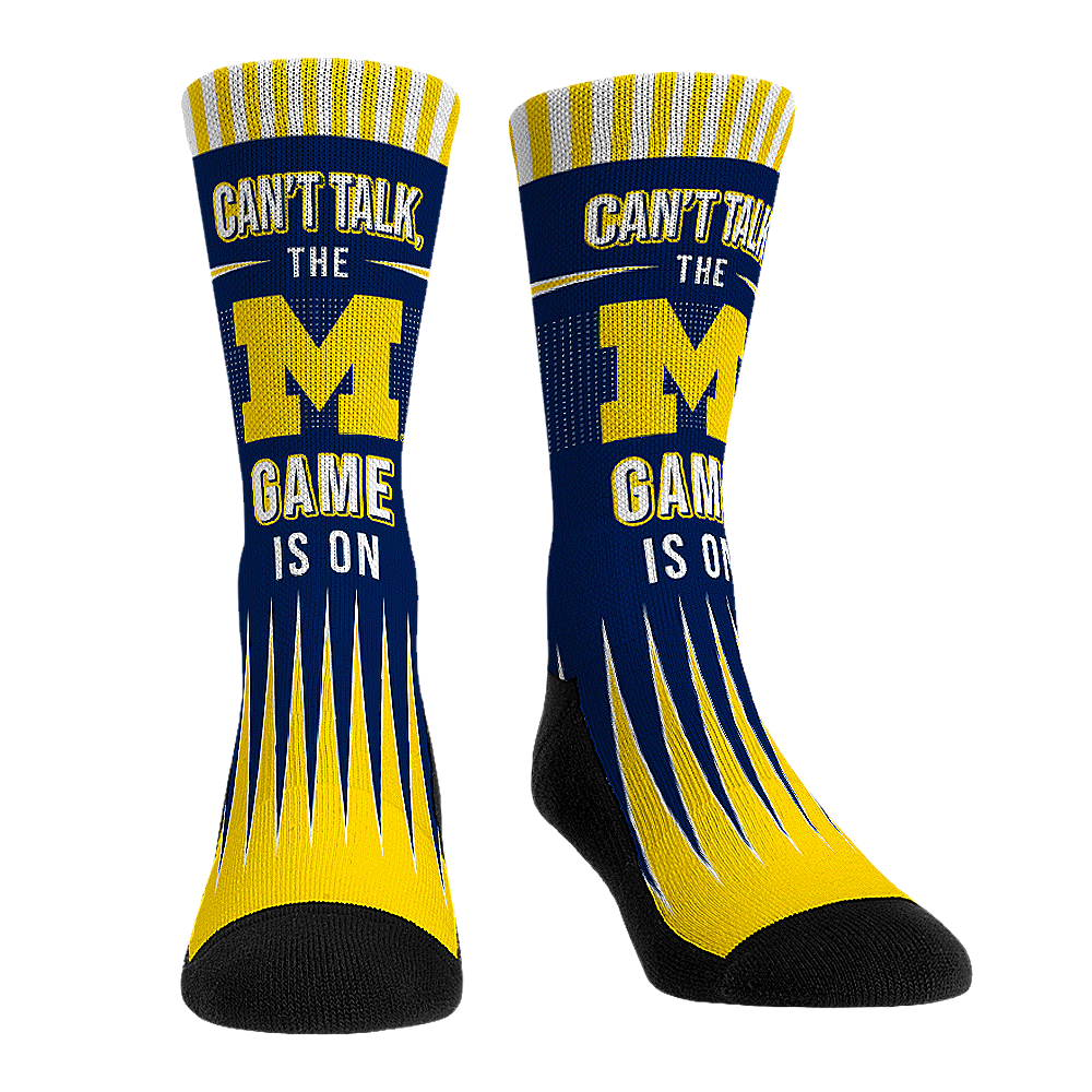 Rock 'Em Socks Rock 'Em Socks Michigan Wolverines - Can't Talk — main product shot