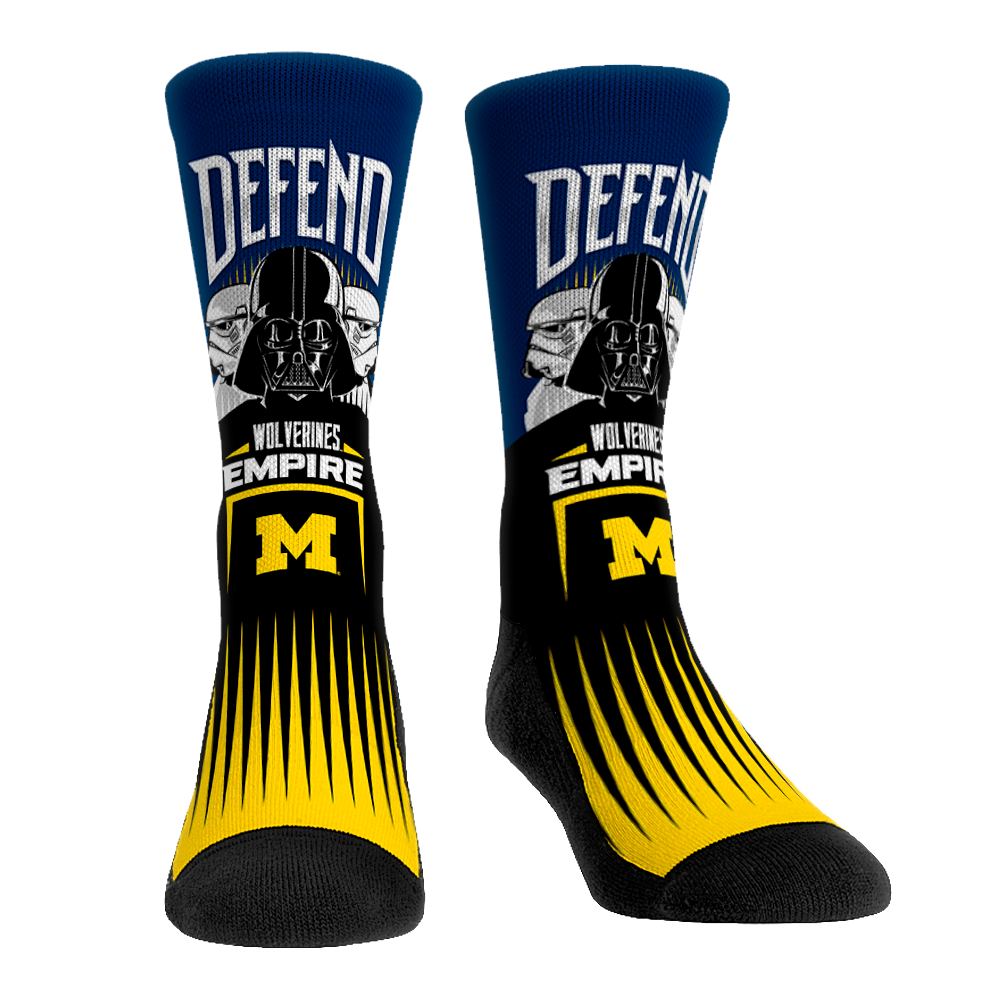 Rock 'Em Socks Michigan Wolverines - Star Wars  - Defend The Empire — main product shot