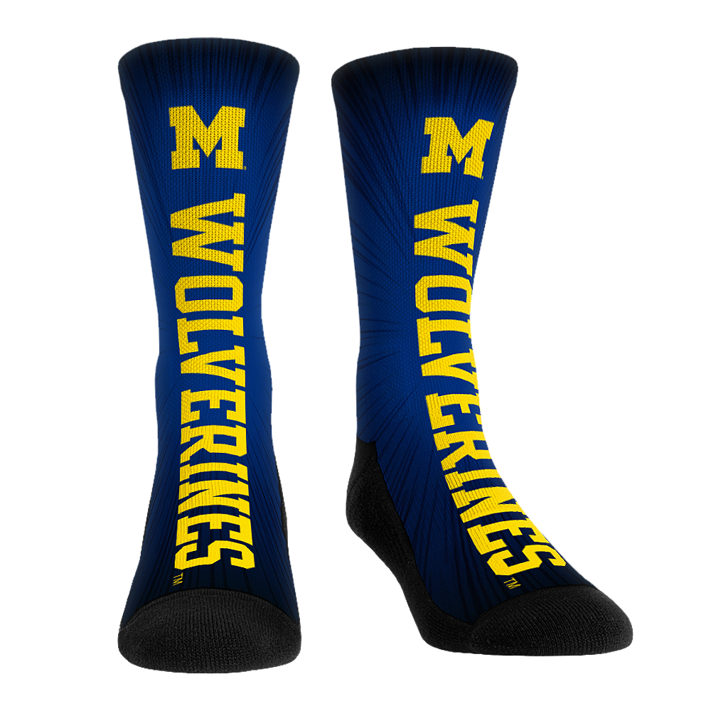 Rock 'Em Socks Rock 'Em Socks Michigan Wolverines - Pump Up — main product shot