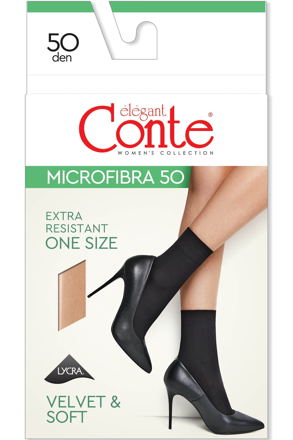 TheRanok.com Socks Conte Microfibra 50 Den (1 pair) — lifestyle context
