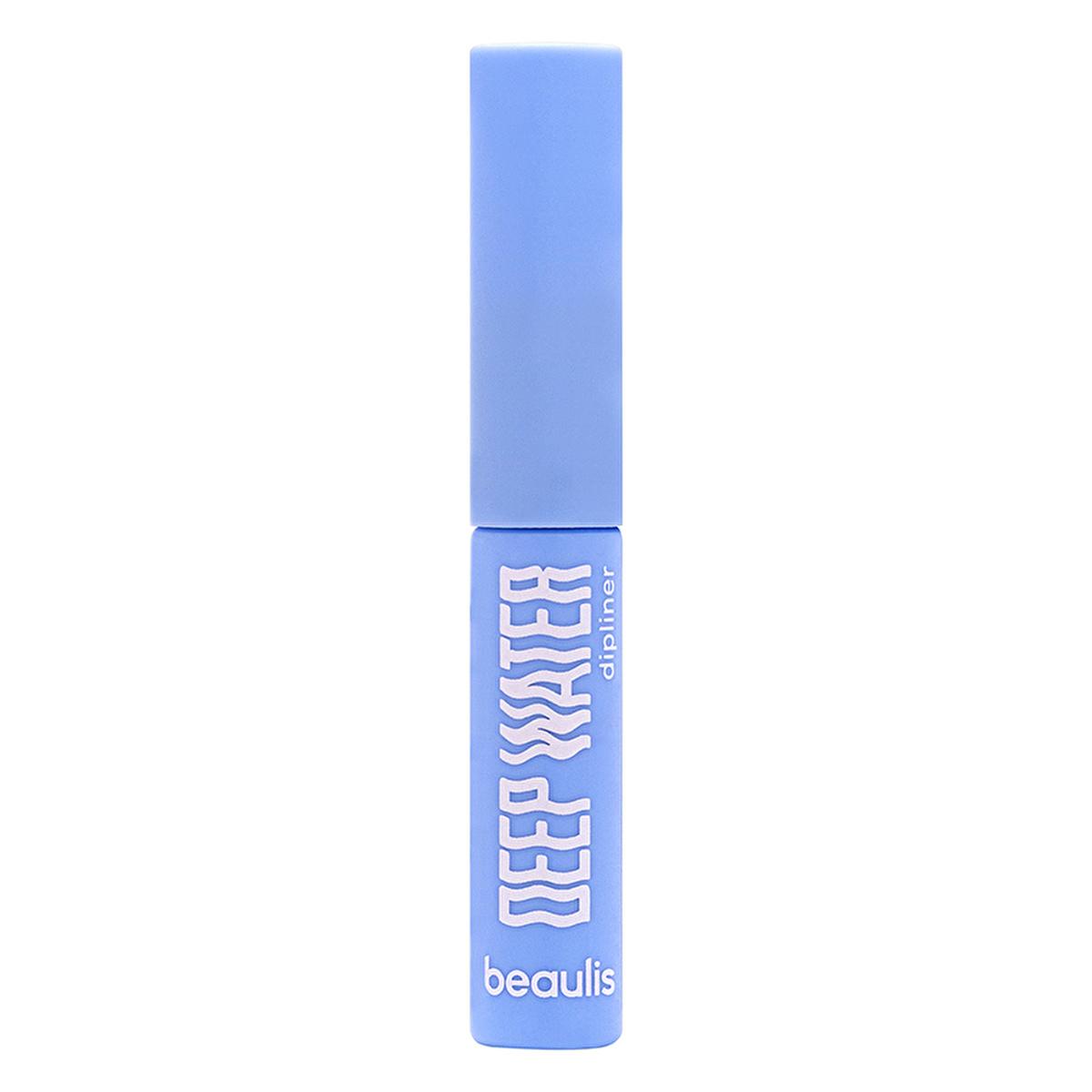 Beaulis Deep Water Dipliner: Navy Blue Liquid Eyeliner for Intense Pigment & Long-Lasting Definition
