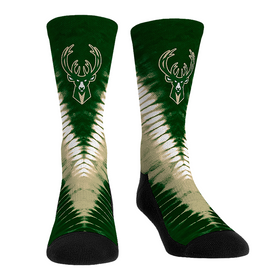 Rock 'Em Socks Milwaukee Bucks - V Shape Tie Dye