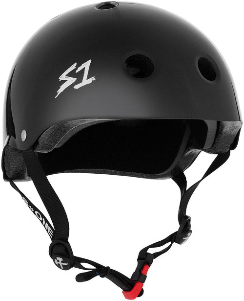 S1 Mini Lifer Helmet - Black Gloss by Skates USA