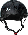 S1 Mini Lifer Helmet - Black Gloss Glitter by Skates USA