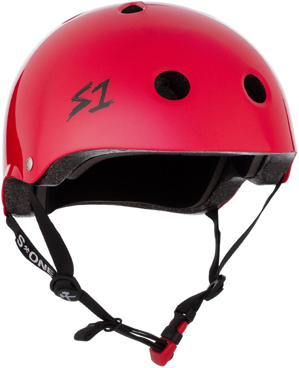 S1 Mini Lifer Helmet - Bright Red Gloss by Skates USA