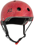 S1 Mini Lifer Helmet - Red Gloss Glitter by Skates USA