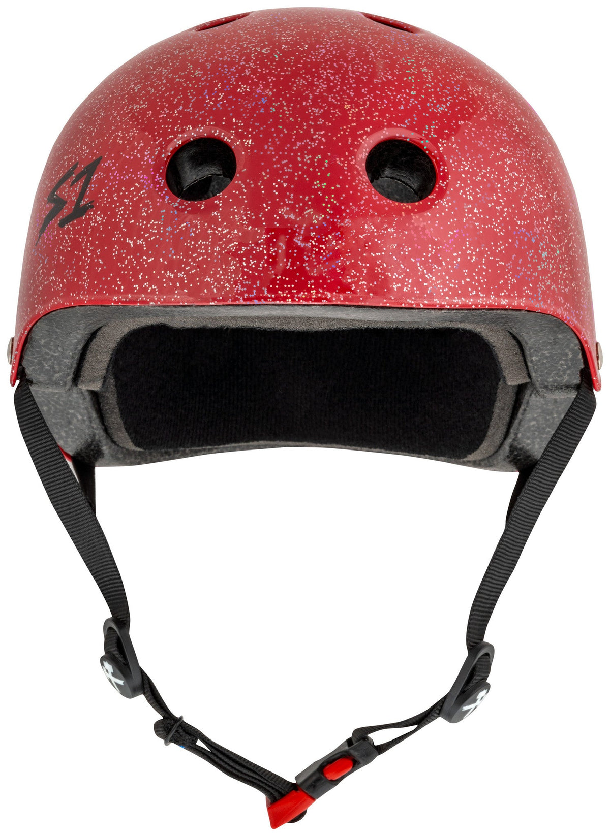 S1 Mini Lifer Helmet - Red Gloss Glitter