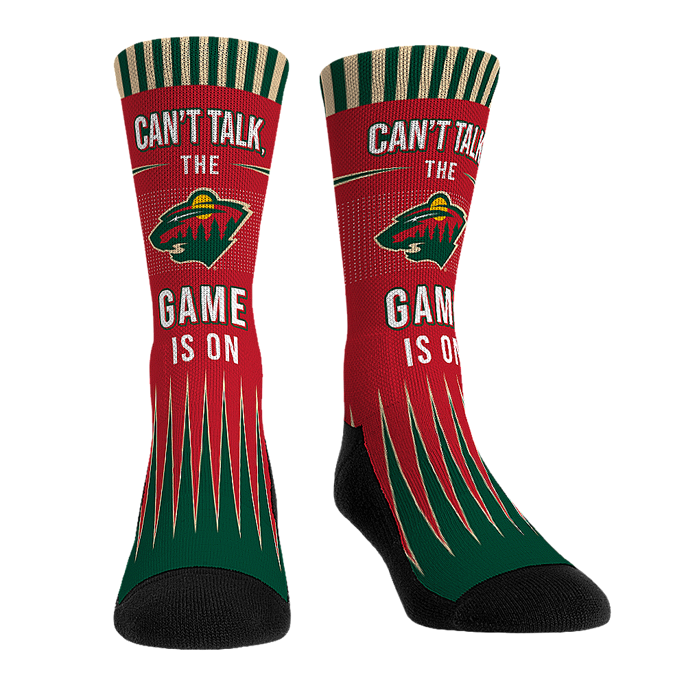 Rock 'Em Socks Rock 'Em Socks Minnesota Wild - Can't Talk — main product shot