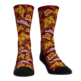 Rock 'Em Socks Minnesota Golden Gophers - Microdot All-Over