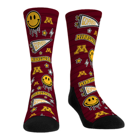 Rock 'Em Socks Minnesota Golden Gophers - Smiley Stickers
