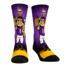 Rock 'Em Socks Minnesota Vikings - Mascot Pump Up!