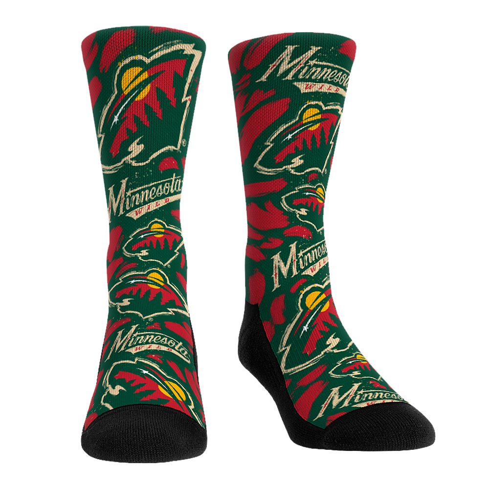 Rock 'Em Socks Rock 'Em Socks Minnesota Wild - Logo Paint — main product shot