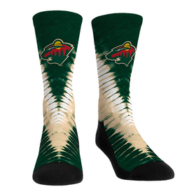Rock 'Em Socks Minnesota Wild - V Shape Tie Dye