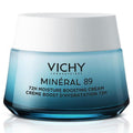 Vichy Mineral 89 Light Cream - Long-Lasting Hydration Moisturizer for Normal to Combination Skin