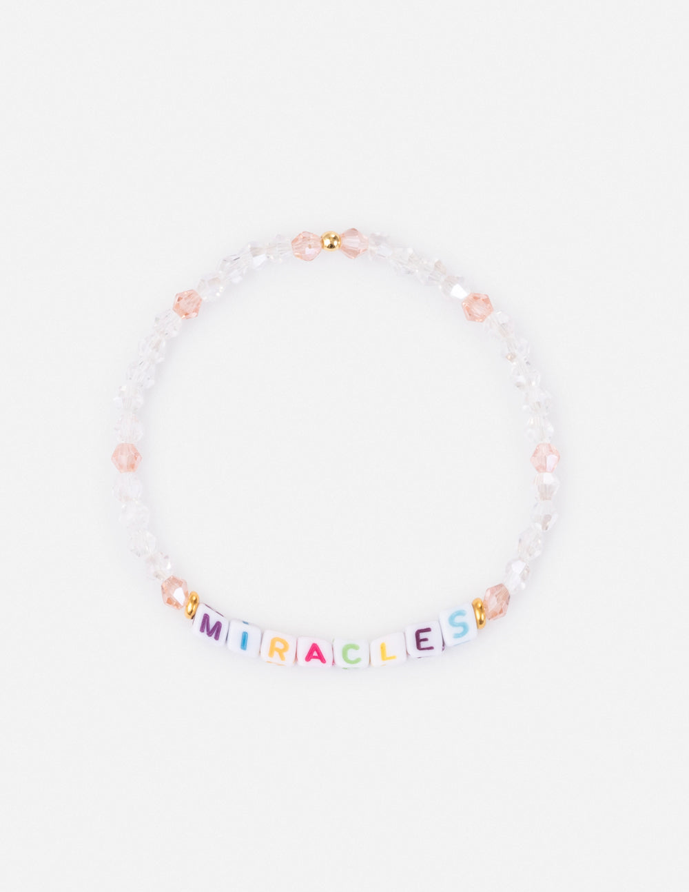 Elevated Faith Miracles Letter Bracelet — main product shot