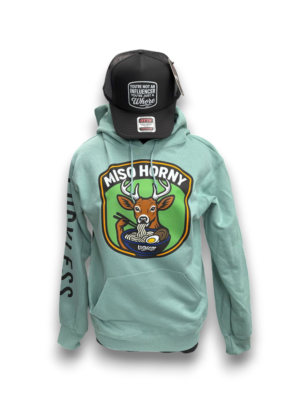 Luckless Outfitters Miso Horny Hoodie — main product shot