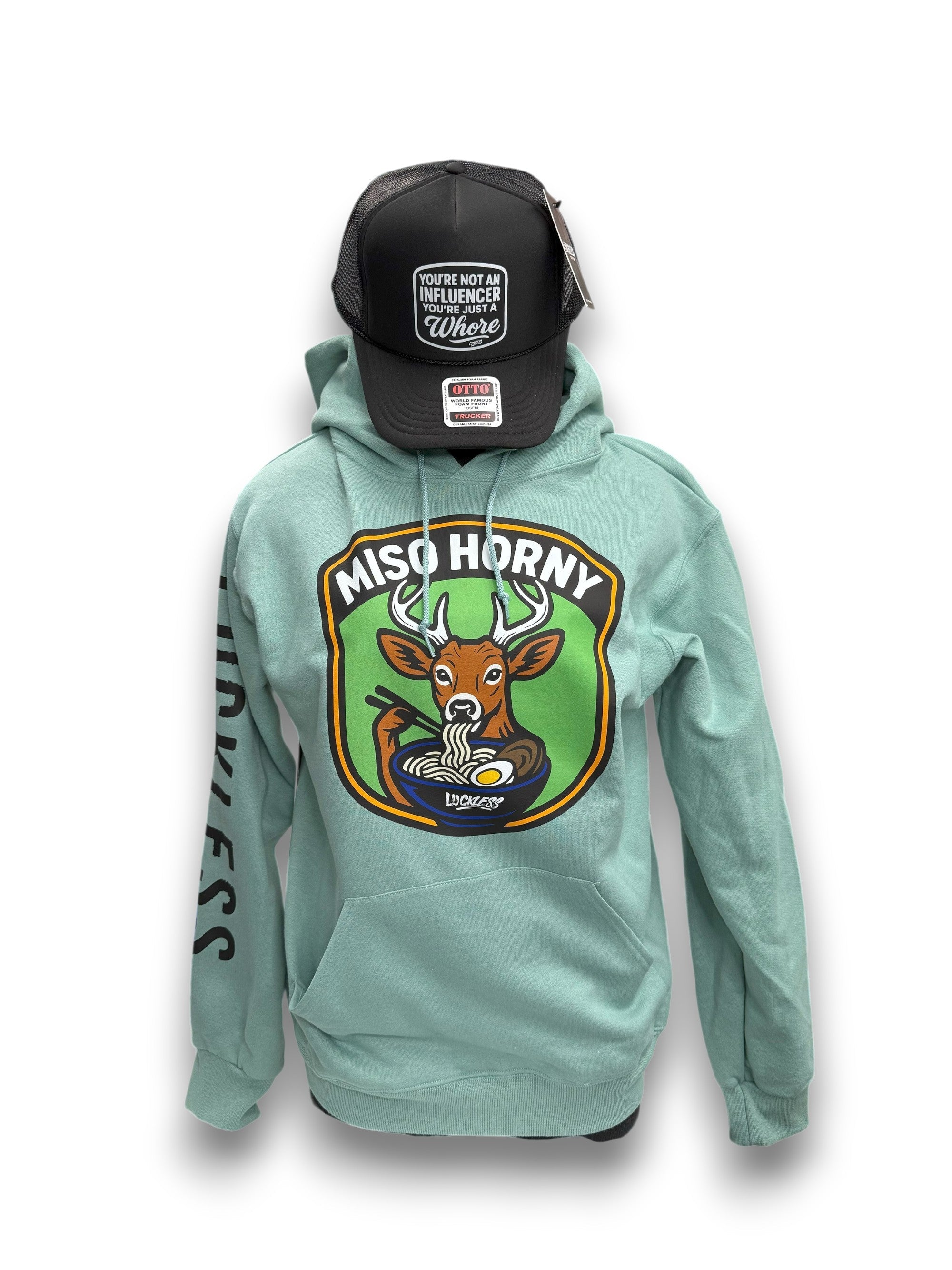Luckless Outfitters Miso Horny Hoodie — main product shot