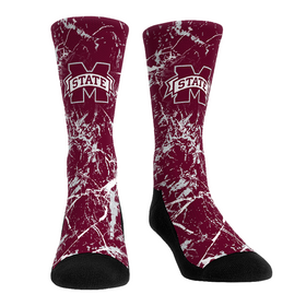 Rock 'Em Socks Mississippi State Bulldogs - Cracked Marble