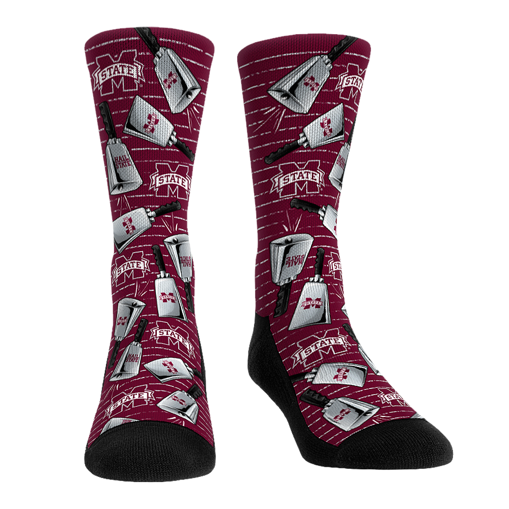 Rock 'Em Socks Rock 'Em Socks Mississippi State Bulldogs - Cowbells — main product shot