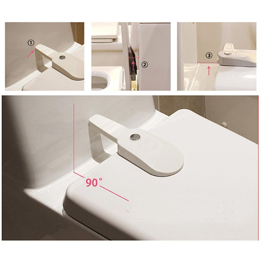 Miny Baby Child Safety Toilet Lock - Secure Toilet Lid Lock for Kids, Easy Install, Hygienic Solution