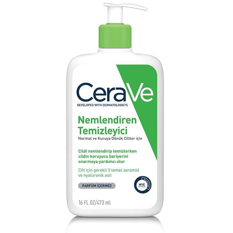 CeraVe Hydrating Facial Cleanser - Gentle, Non-Comedogenic & Fragrance-Free for Normal to Dry Skin - 16 fl oz